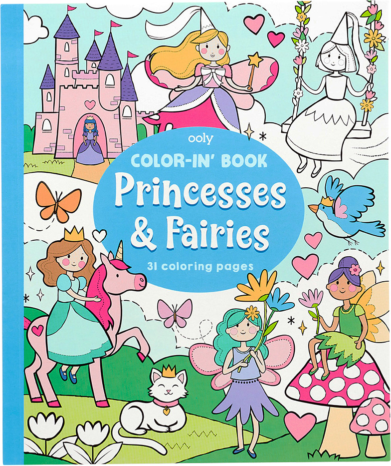 Colorin Book Princess & Fairies Ooly