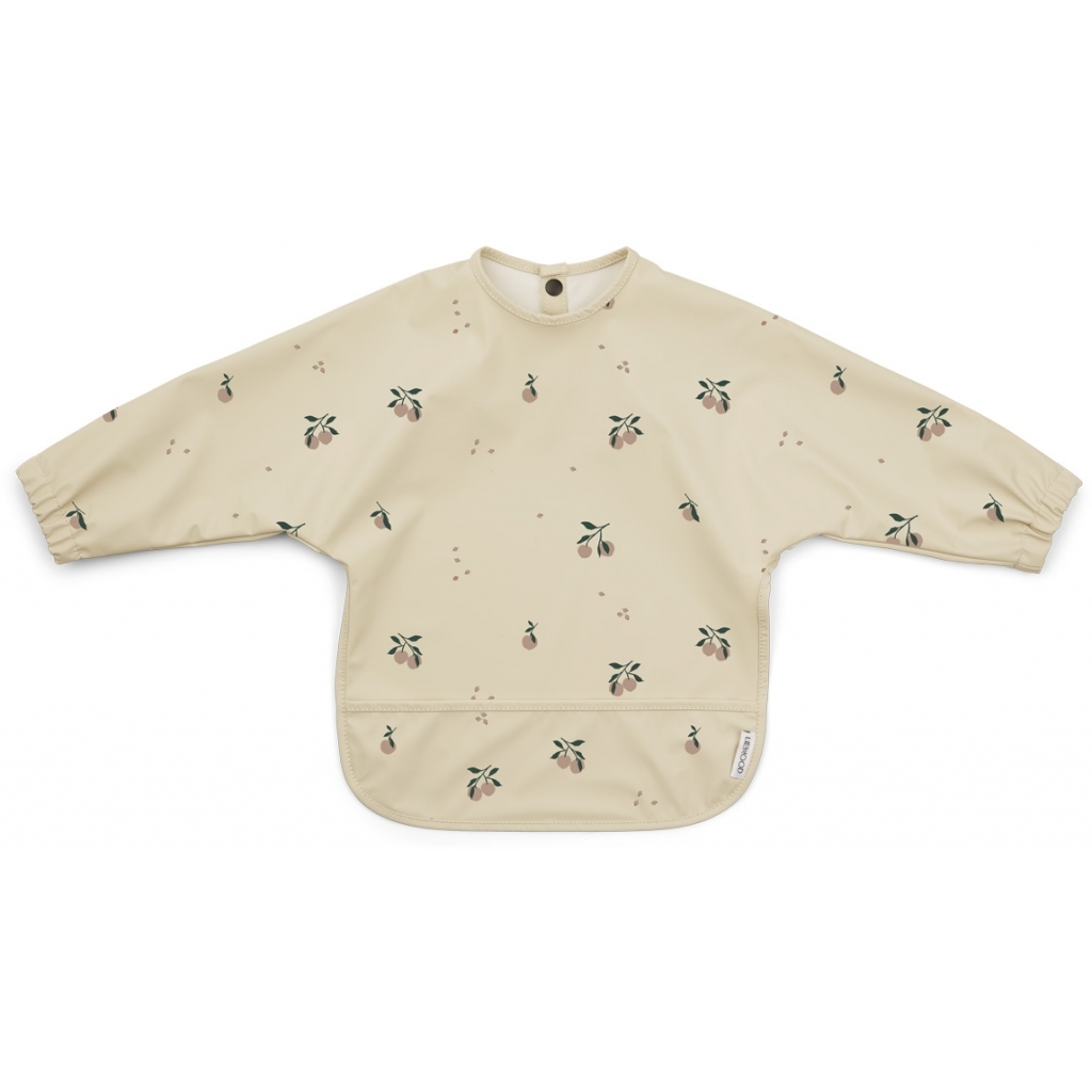 [LI-2209] Merle Cape Bib Peach Sea Shell Mix Liewood