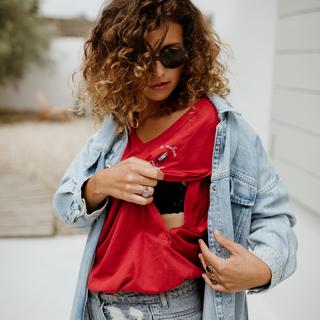 T-Shirt d'allaitement Le Meilleur Pour La Faim  Taille S Tajinebanane (Zip)