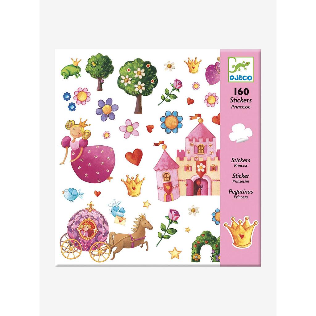 160 stickers Princesses Djeco