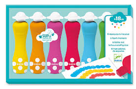 6 Feutres Marqueurs Mousse