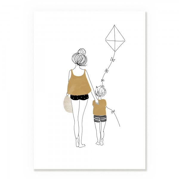 Affiche A5 Balade Garçon My Lovely Thing