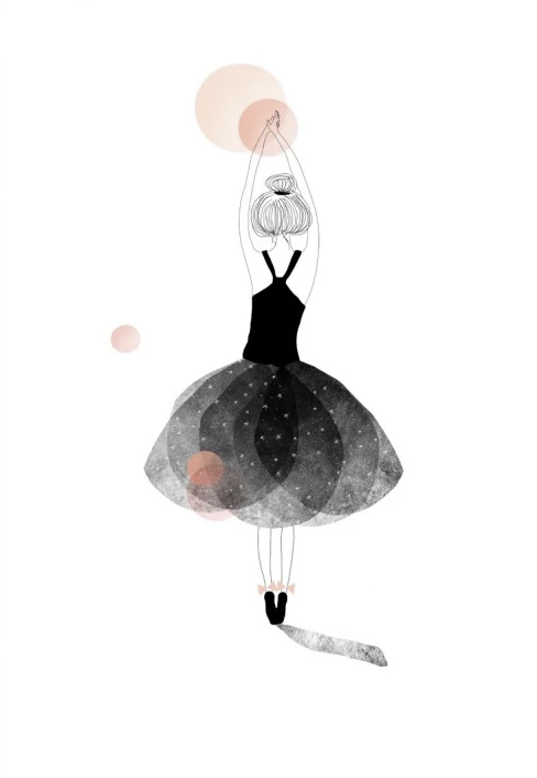 Affiche Ballerine A5 My Lovely Thing