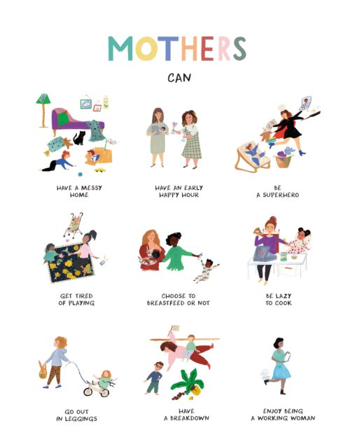 Affiche Mothers Can A3 Garçon Milano