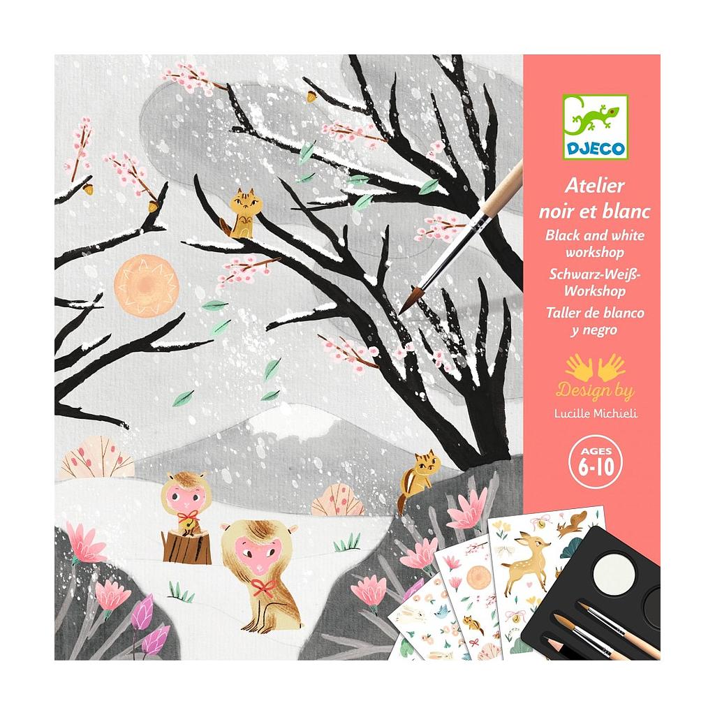 Atelier Noir & Blanc Dernières neiges Djeco