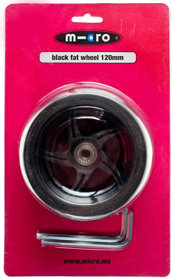 Black Wheel 120 mm Micro