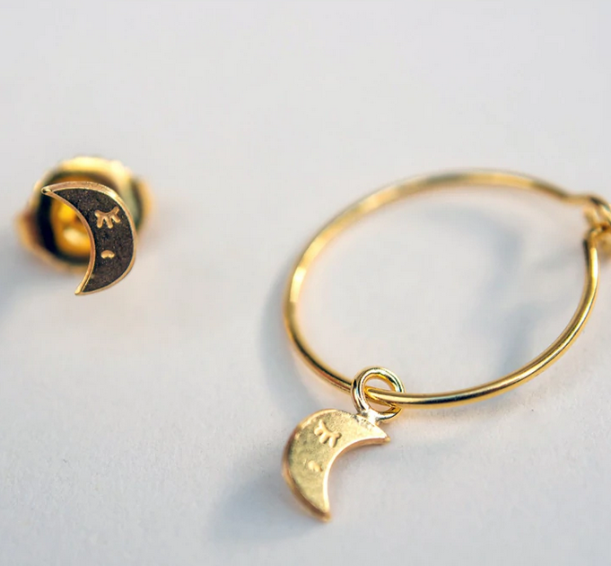 Boucles d'oreille Duo Lunes Adorabili 