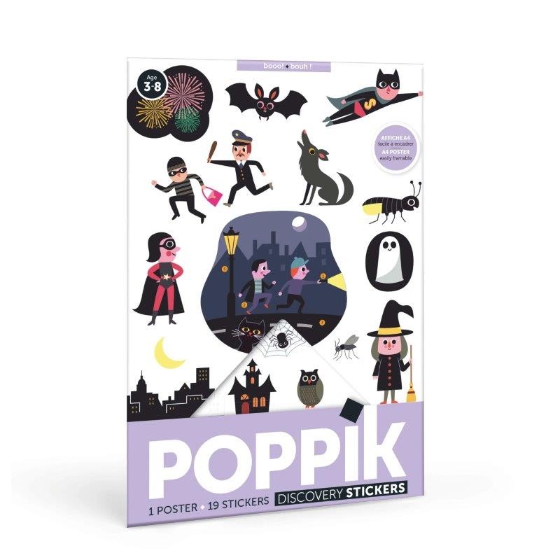 Bouh Affichette en stickers Poppik