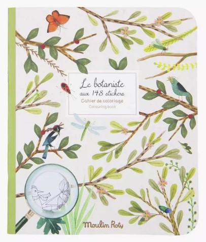 Cahier de coloriage Le Botaniste aux 148 Stickers