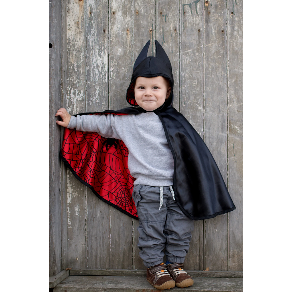 Cape Batman Spiderman réversible 2-3 ans