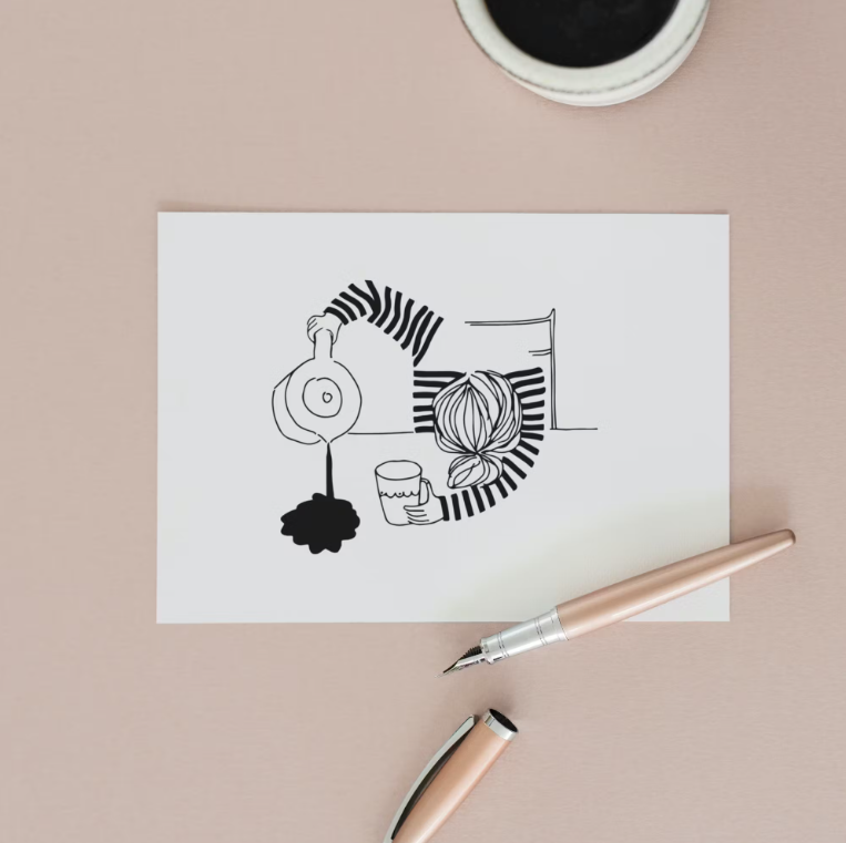 [MY-5430] Carte Les matins difficiles My Lovely Thing