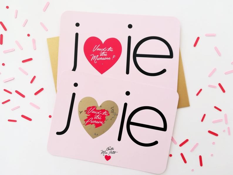 Carte à gratter Demande parrain