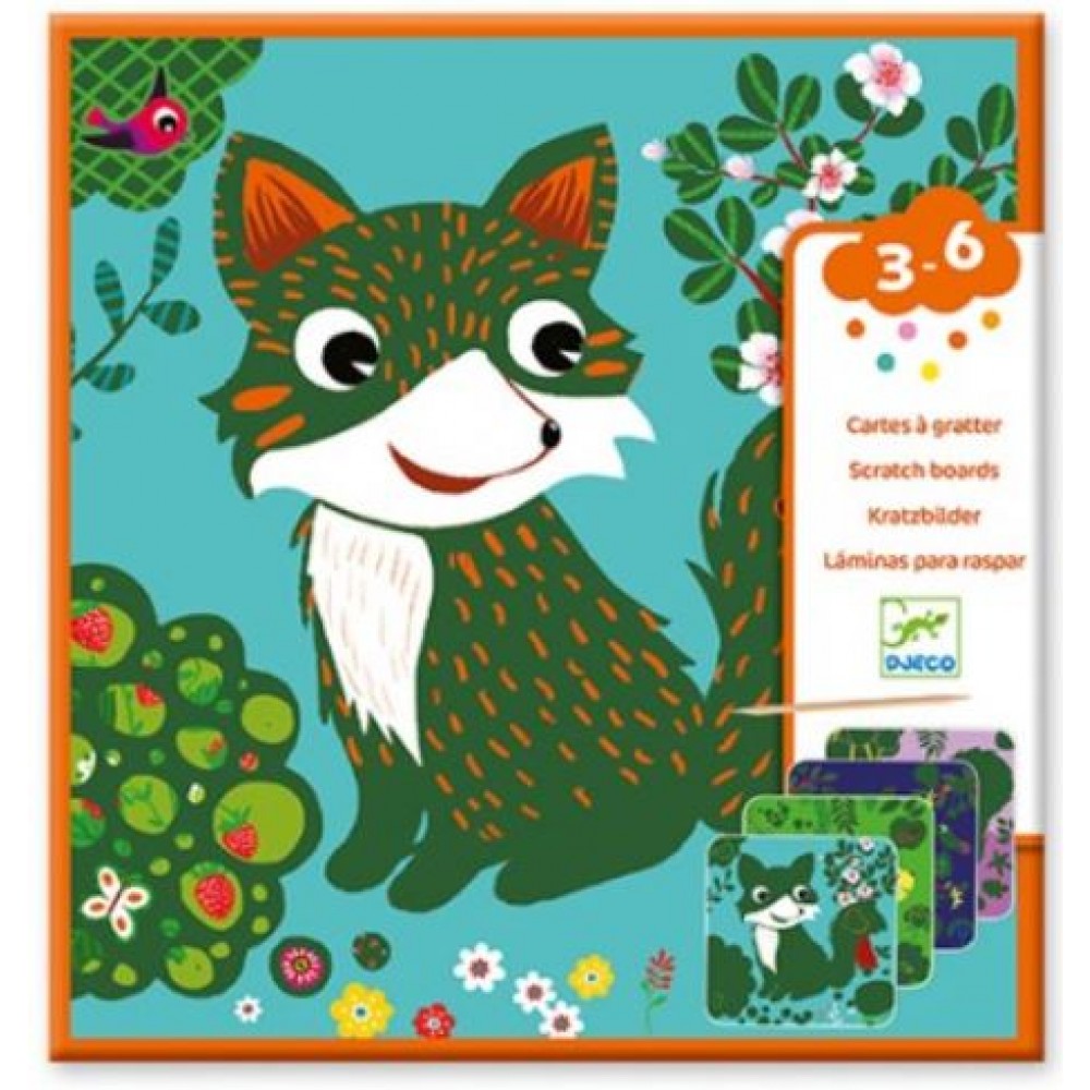 Cartes à gratter Petites bêtes