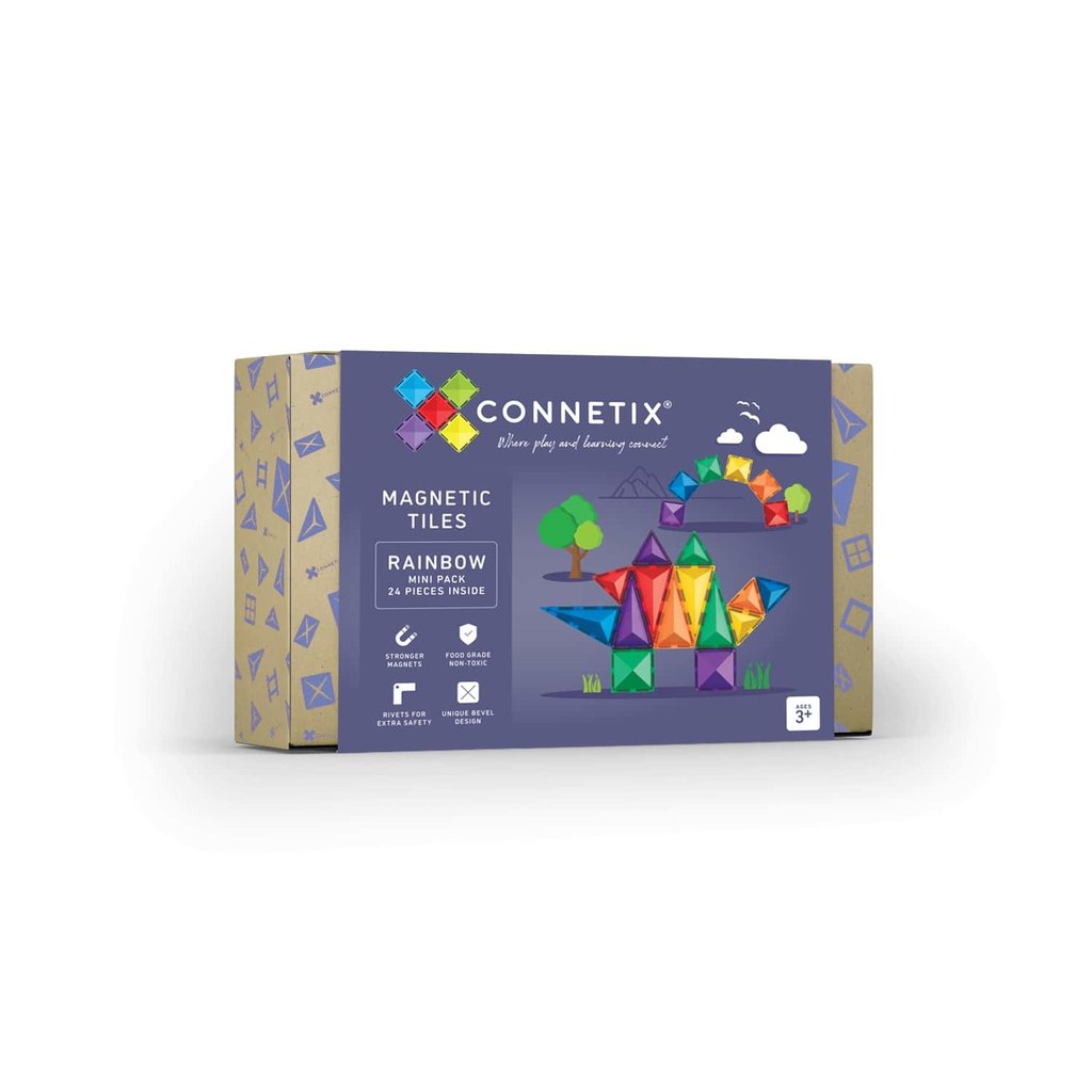 Connetix 24 pcs Rainbow Mini Pack