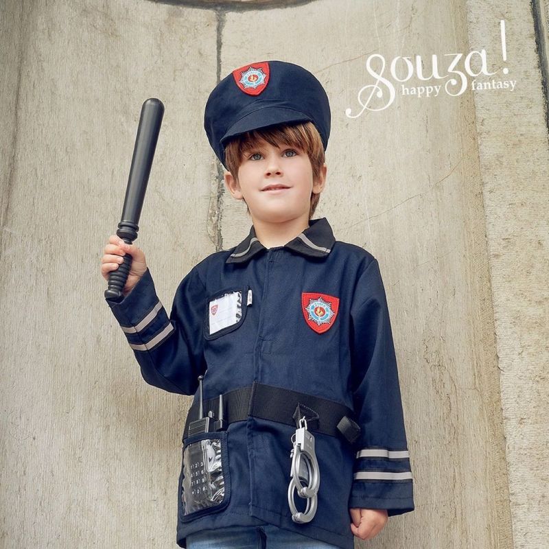 [SO_4420] Costume de Policier & Accessoires 4-7 ans