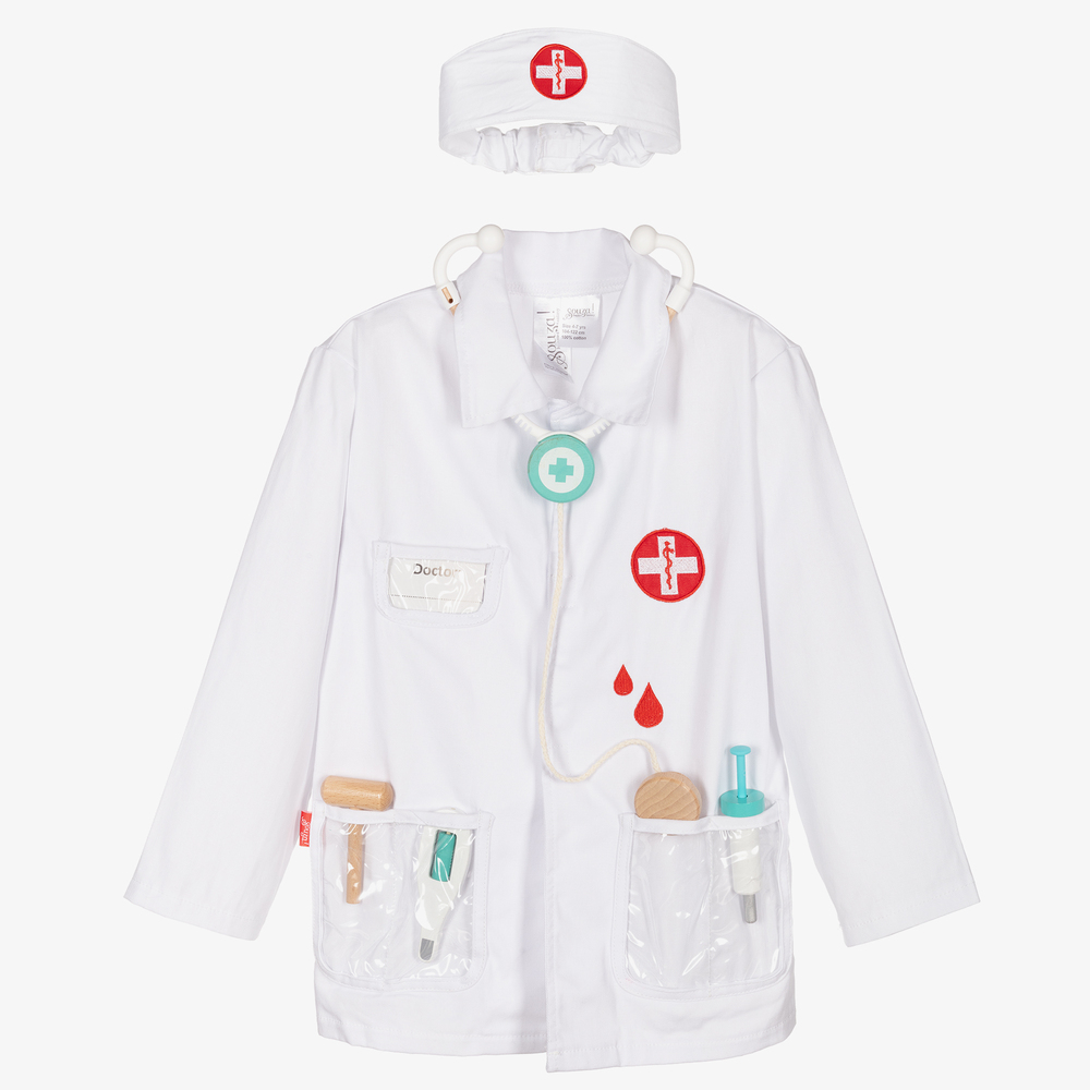 Déguisement de docteur (avec accessoires) 4-7 ans