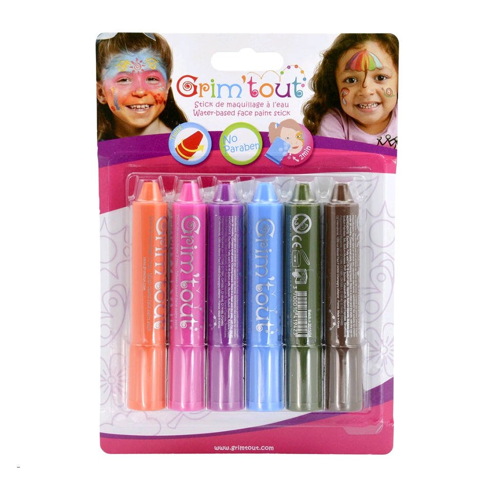 [GR-8822] Grim'tout - Stick de maquillage à l'eau - Rainbow