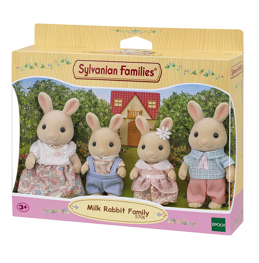 La Famille Lapin Crème Sylvanian Families