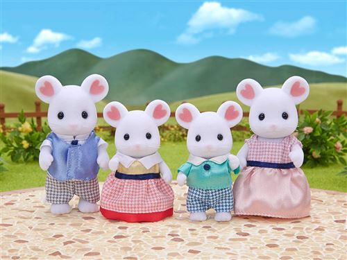 La Famille Souris Marshmallow Sylvanian Families