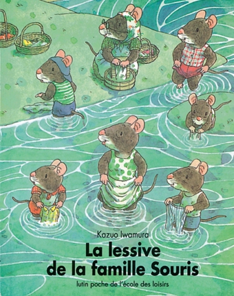 La lessive de la Famille Souris Les Lutins 