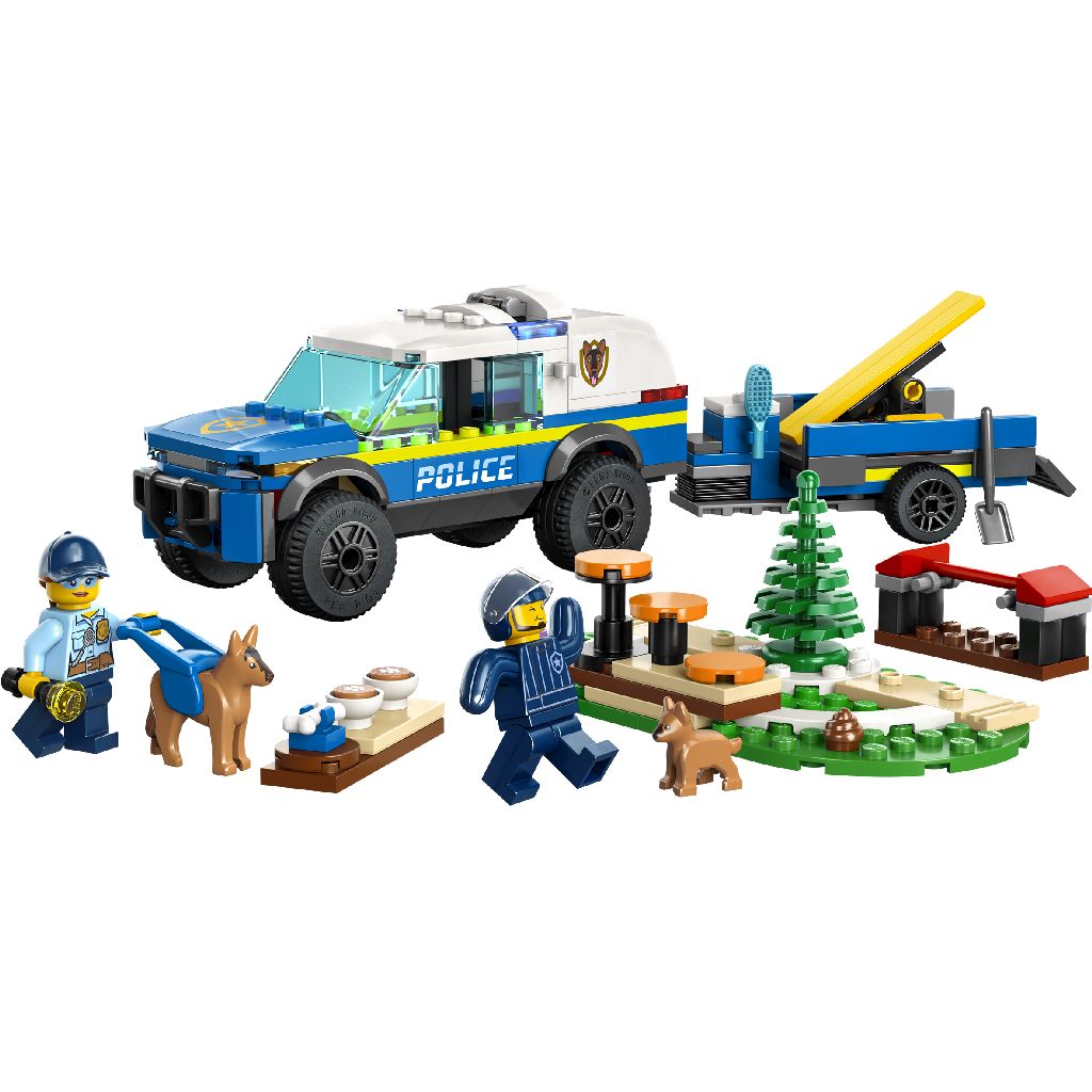 Le dressage des chiens policiers Lego