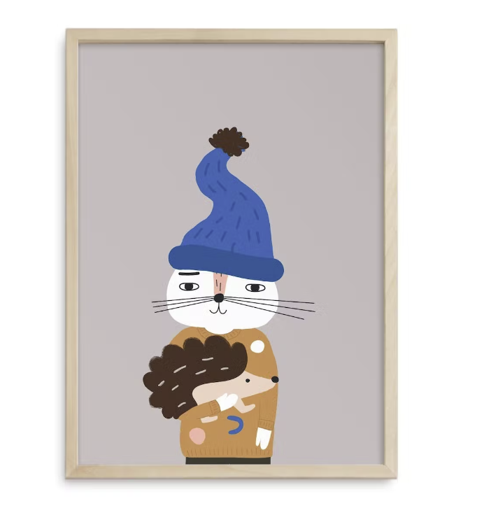 Let's be friends Poster A4 Little Otja