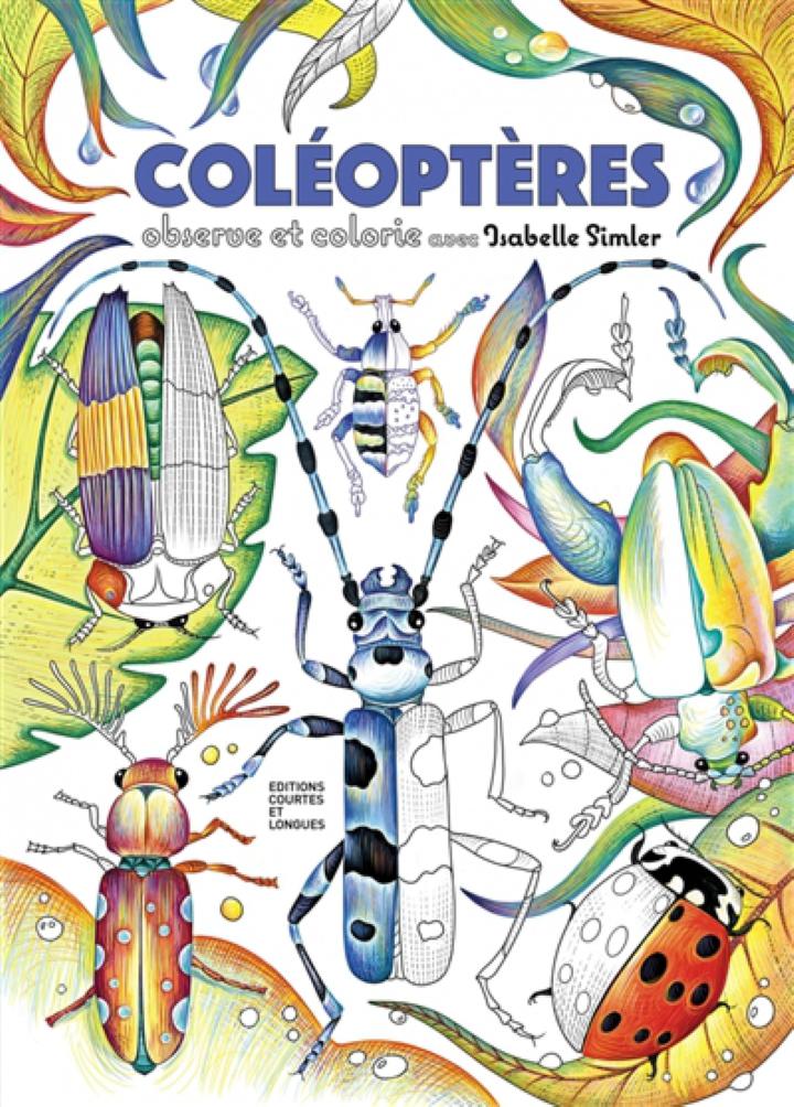 Livre de coloriages Coléoptères