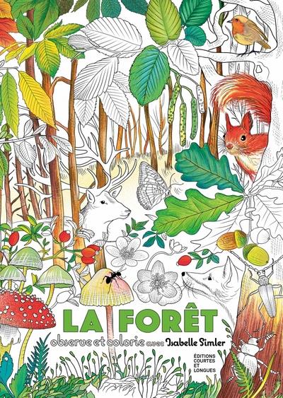 Livre de coloriages La forêt