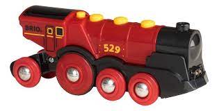 Locomotive rouge puissante Brio