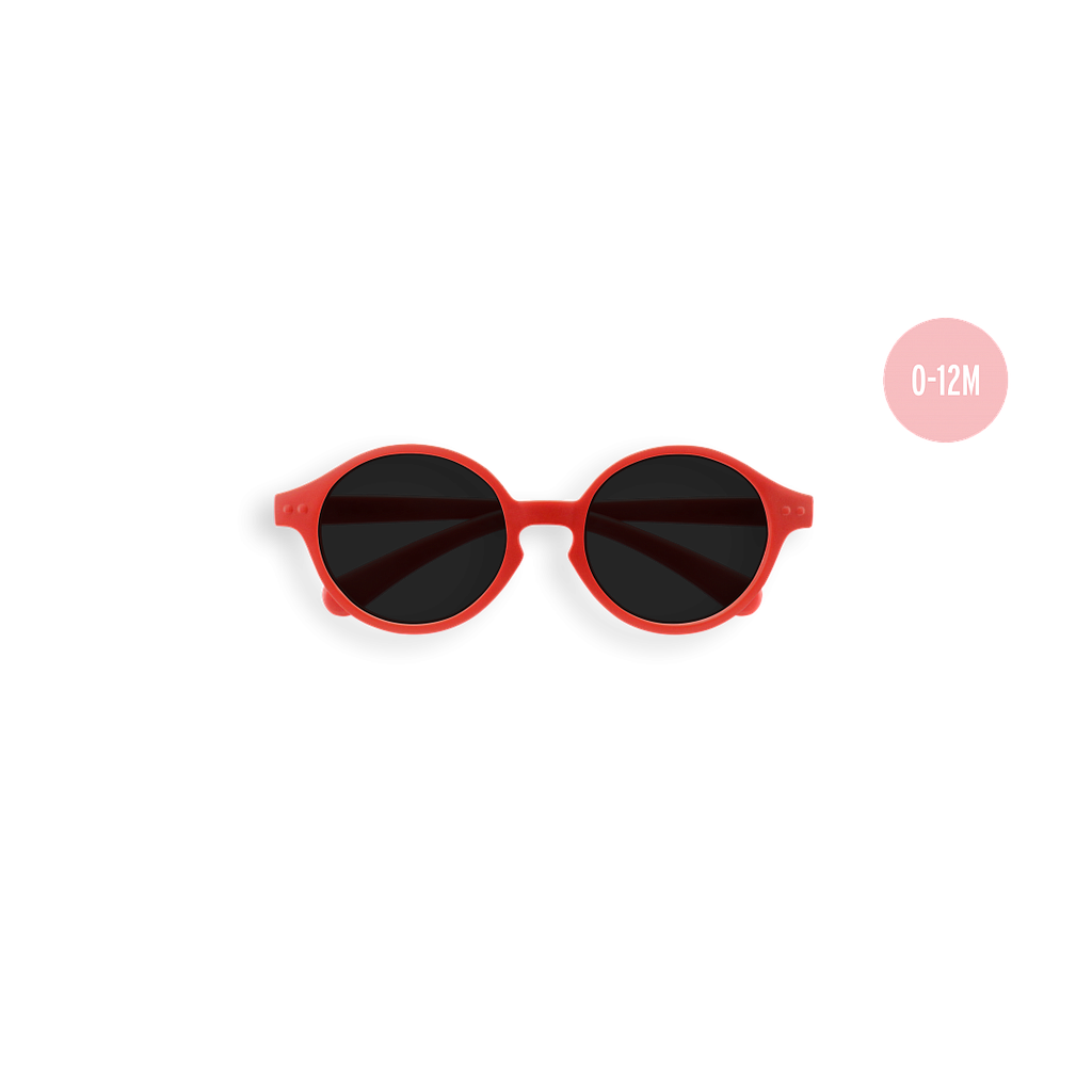 Lunettes de soleil Baby Izipizi Red (0-9 mois)