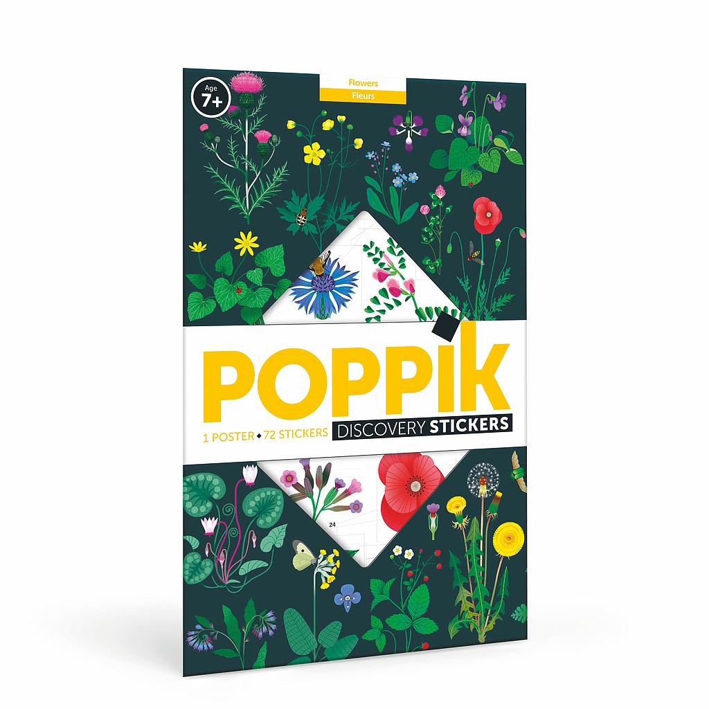 [PO_1354] Poster Botanic 72 Stickers Repositionnables Poppik