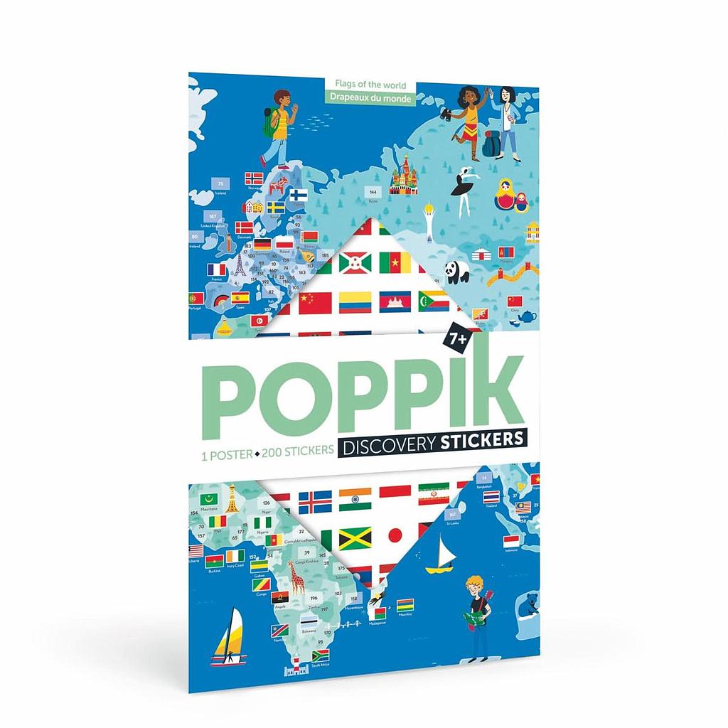 Poster Drapeaux du monde - Flags of the world Poppik
