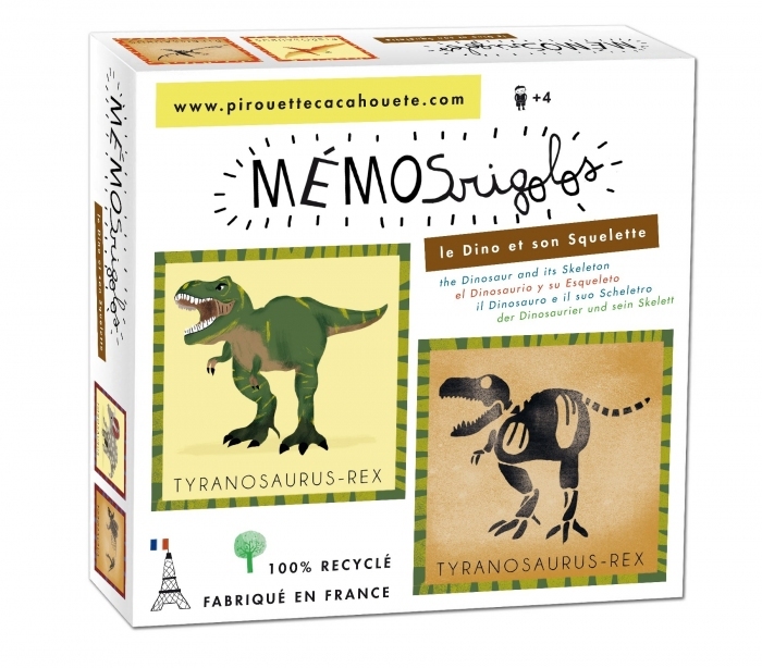 Mémory - Le Dino et son Squelette