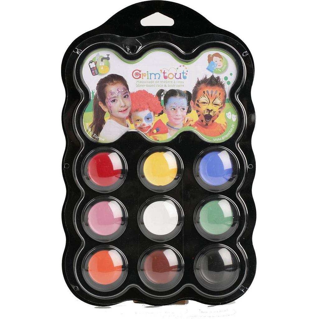 Palette de grimage Carnaval
