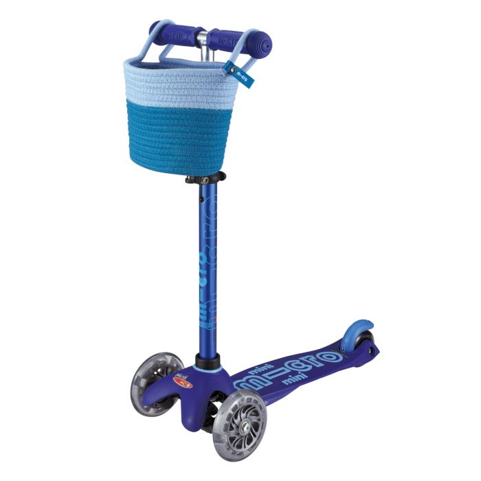 Panier Bleu Tissé Micro