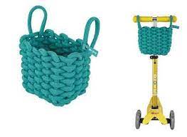 Panier Vert Tissé Micro