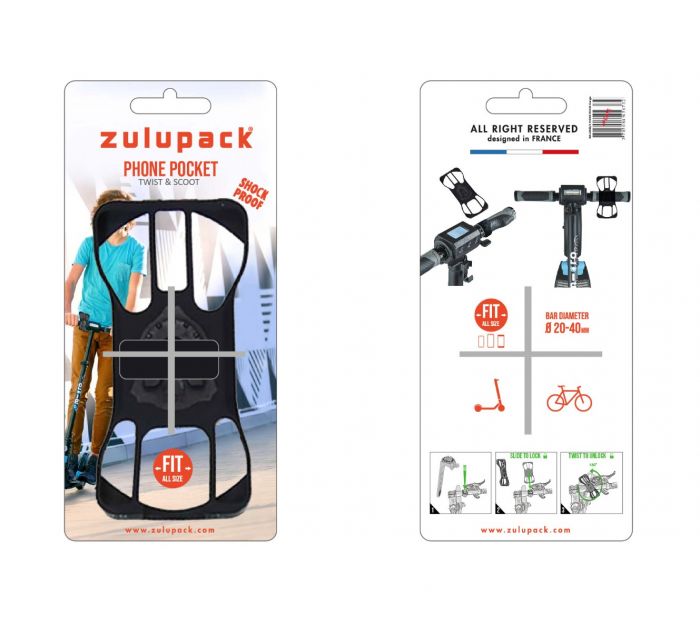 Porte Téléphone pour Vélo / Phone Holder Bike - Zulupack