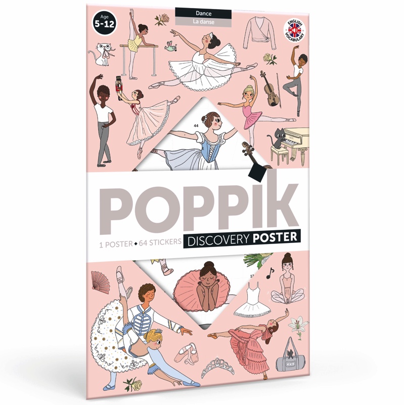 Poster à stickers La Danse Poppik