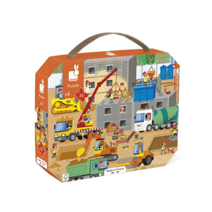 Puzzle Chantier Janod 36 pièces