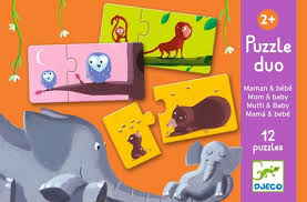 Puzzle Duo Djeco - Maman & Bébé