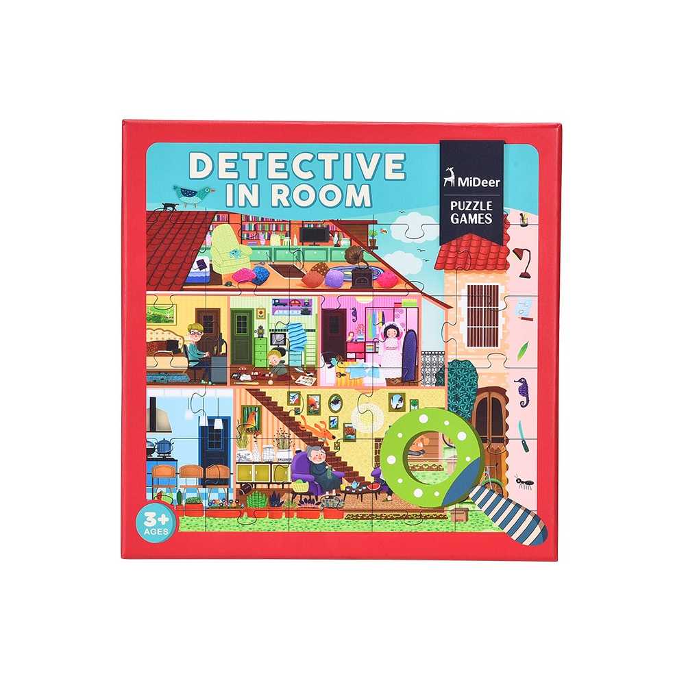 Puzzle Détective dans les pièces 42 pcs