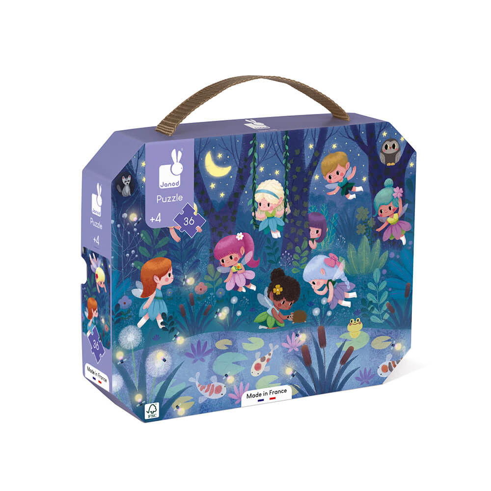 Puzzle Fées et nénuphars 36 pièces