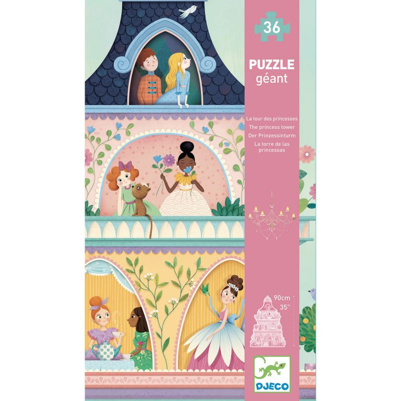 Puzzle Géant La Tour des Princesses 36 pcs