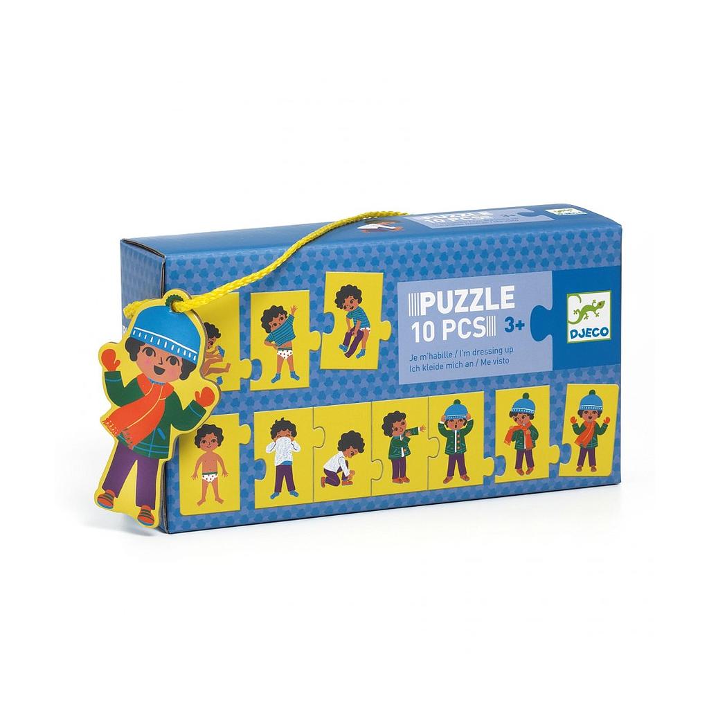 Puzzle Je m'habille 10 pcs Djeco