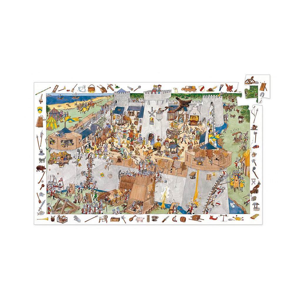 Puzzle Observation Le Château-fort 100 pcs