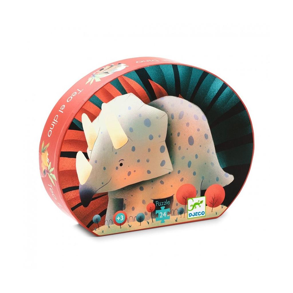 Puzzle Téo le dino 24 pcs Djeco