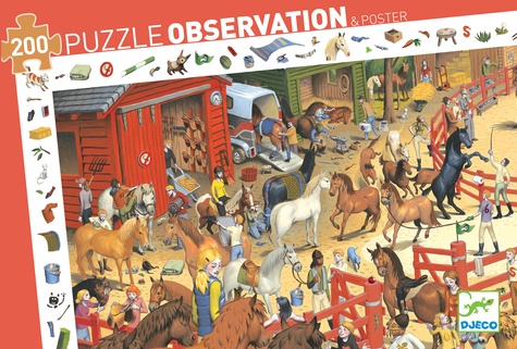 Puzzle d'observation Equitation 200 pcs
