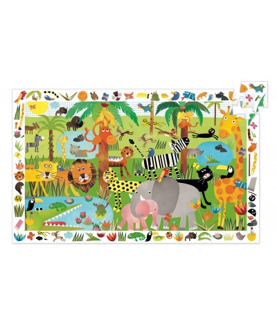 [DJ-5900] Puzzle d'observation La jungle 35 pcs