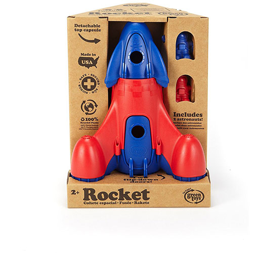 Rocket Red & Blue Green Toys 