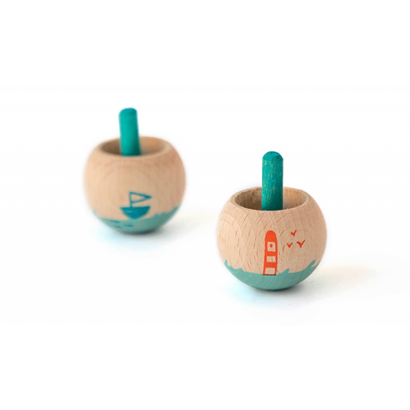 Spinning Top Little Words Sea - Toupie Londji